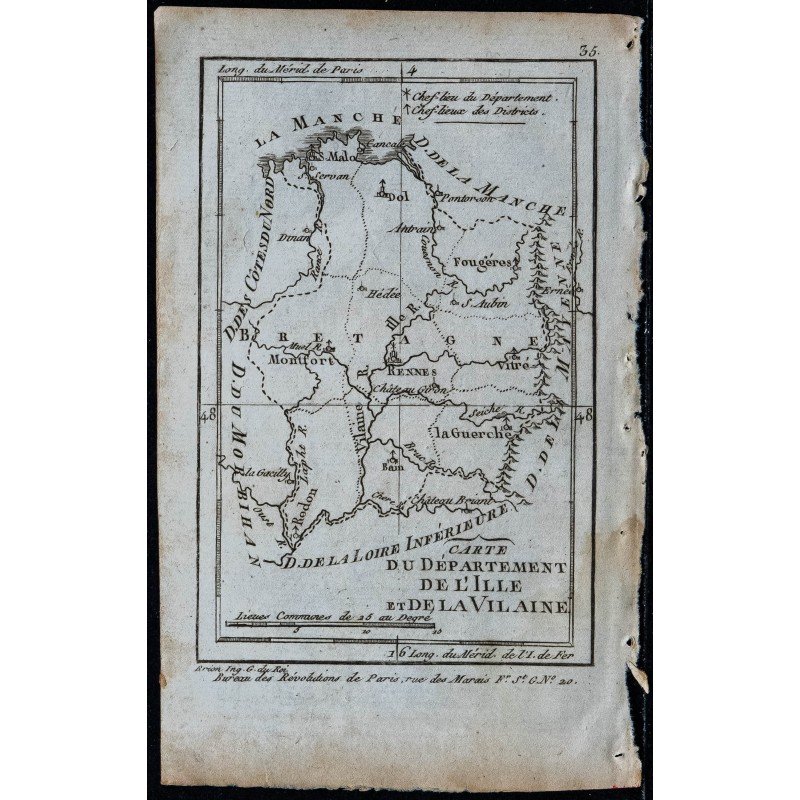 1793 - Département de l'Ille-et-Vilaine 1793 - Département de l'Ille-et-Vilaine