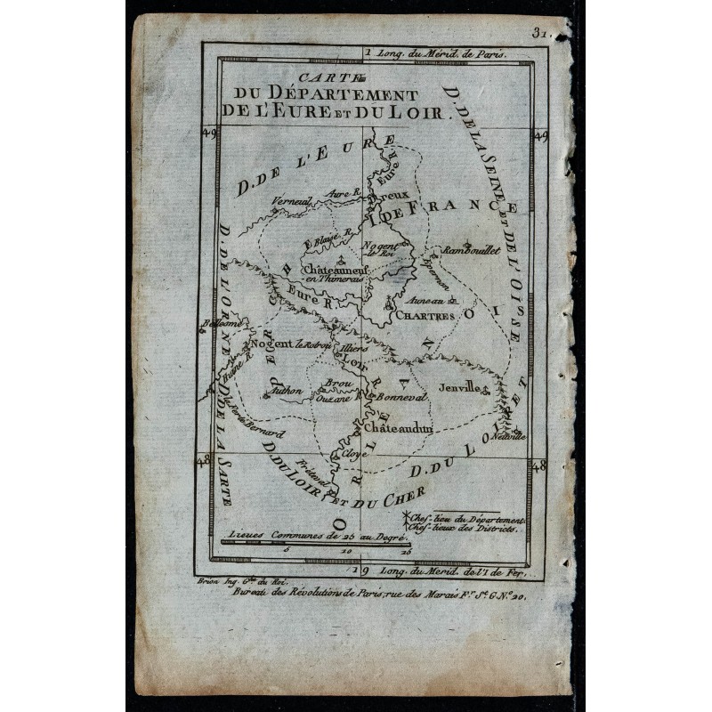 1793 - Département de l'Eure et Loir 1793 - Département de l'Eure et Loir
