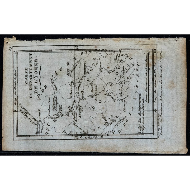 1793 - Département de l'Yonne 1793 - Département de l'Yonne