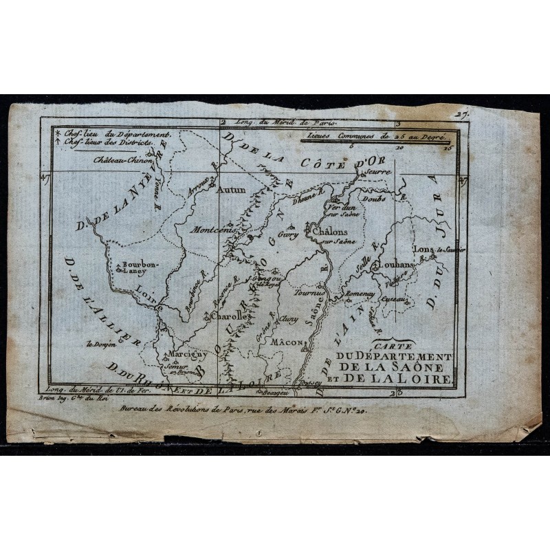 1793 - Département de la Saône-et-Loire 1793 - Département de la Saône-et-Loire