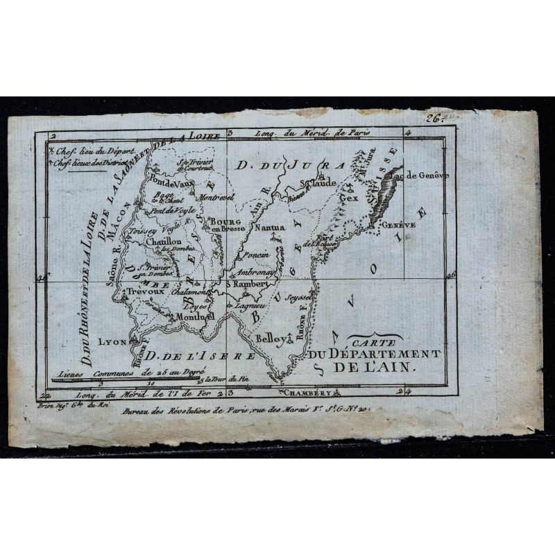 1793 - Département de l'Ain 1793 - Département de l'Ain