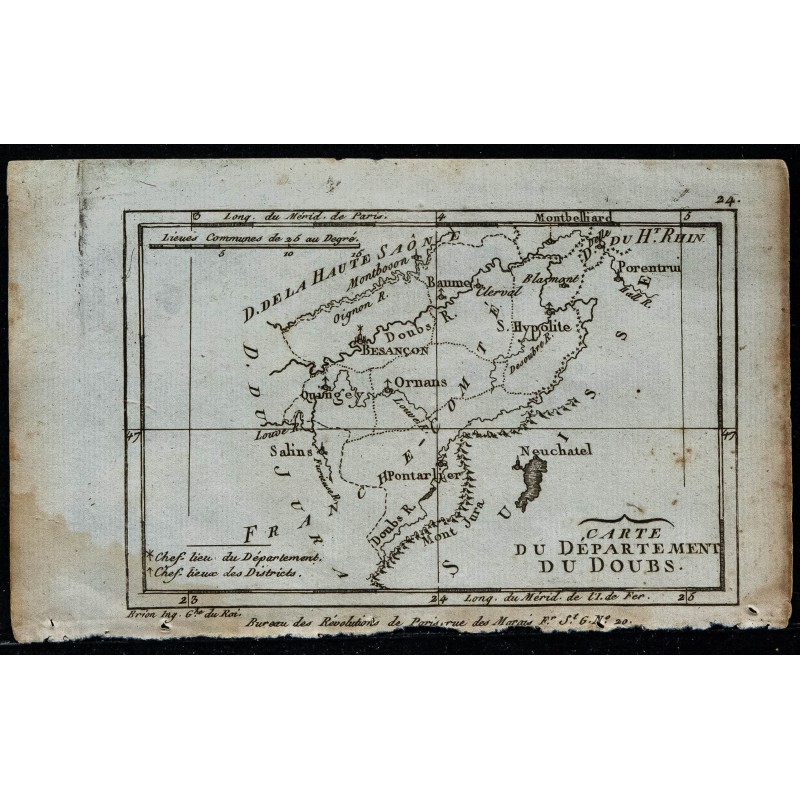 1793 - Département du Doubs 1793 - Département du Doubs