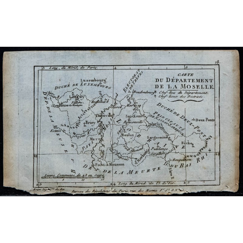 1793 - Département de la Moselle 1793 - Département de la Moselle