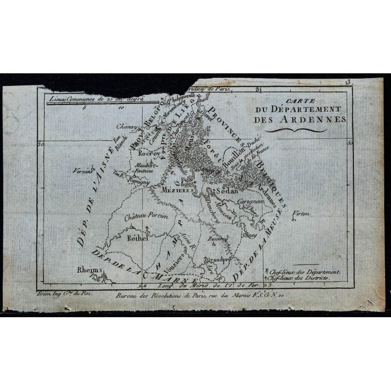 1793 - Département des Ardennes 1793 - Département des Ardennes