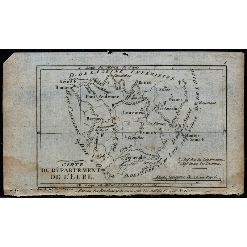 1793 - Département de l'Eure 1793 - Département de l'Eure