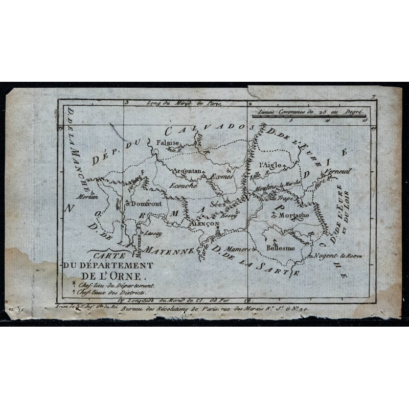 1793 - Département de l'Orne 1793 - Département de l'Orne