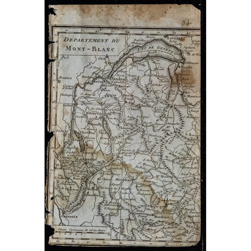 1793 - Département du Mont-Blanc 1793 - Département du Mont-Blanc