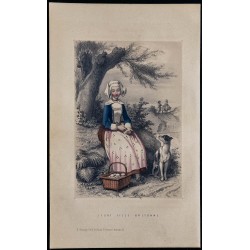 1842 - Costumes traditionnels de Bretagne 