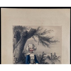 1842 - Costumes traditionnels de Bretagne 