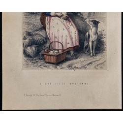 1842 - Costumes traditionnels de Bretagne 