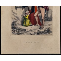 1842 - Costumes traditionnels des Pyrénées 