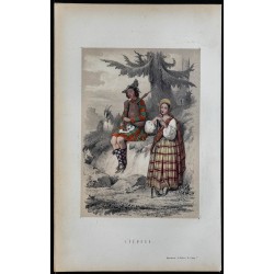 1842 - Costumes traditionnels de l'Écosse 