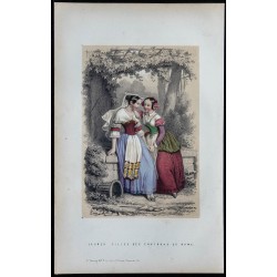 1842 - Costumes traditionnels de Rome 