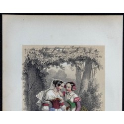 1842 - Costumes traditionnels de Rome 