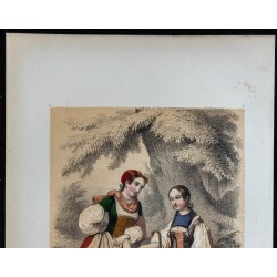 1842 - Costumes traditionnels de l'Allemagne 