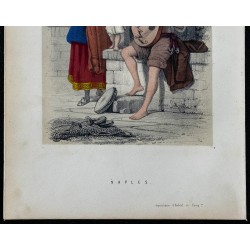 1842 - Costumes traditionnels de Naples 