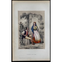 1842 - Costumes traditionnels de l'Espagne (Royaume de Jean) 