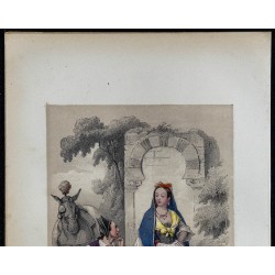 1842 - Costumes traditionnels de l'Espagne (Royaume de Jean) 