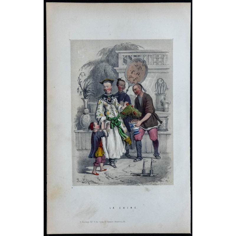 1842 - Costumes traditionnels de Chine 