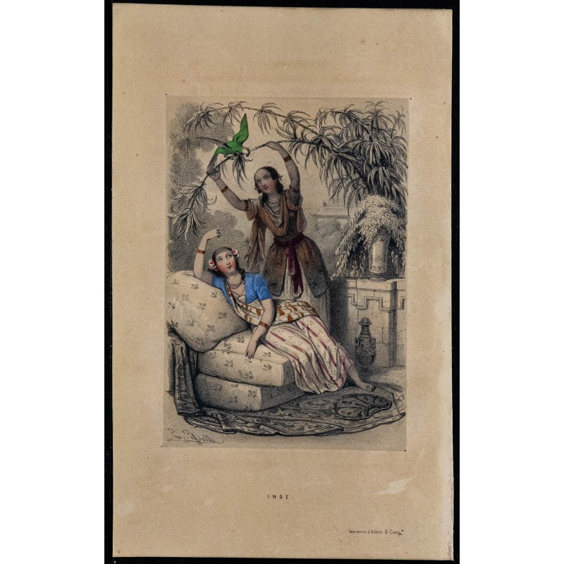 1842 - Costumes traditionnels de l'Inde 