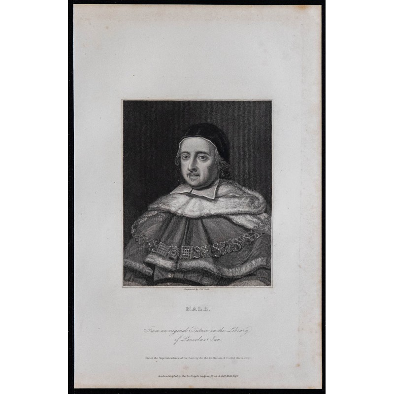 1834 - Portrait de Sir Matthew Hale 