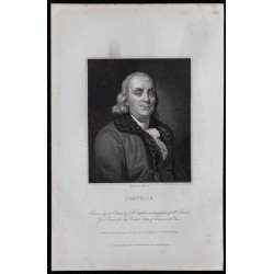 1834 - Portrait de Benjamin Franklin 