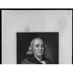 1834 - Portrait de Benjamin Franklin 