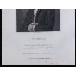 1834 - Portrait de D'Alembert 