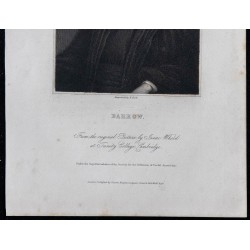 1834 - Portrait d'Isaac Barrow 