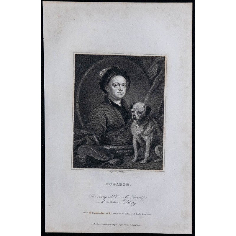 1834 - Portrait de William Hogarth 