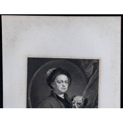 1834 - Portrait de William Hogarth 