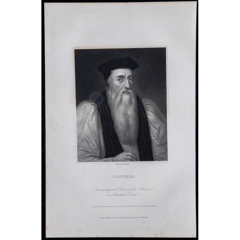 1834 - Portrait de Thomas Cranmer 
