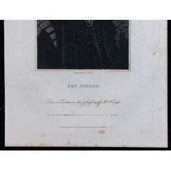 1834 - Portrait de Ben Jonson 