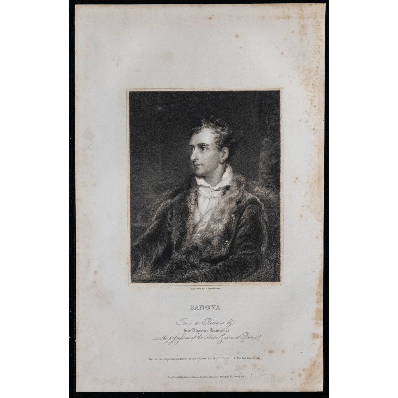 1834 - Portrait de Canova 