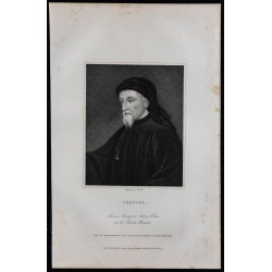 1834 - Portrait de Geoffrey Chaucer 