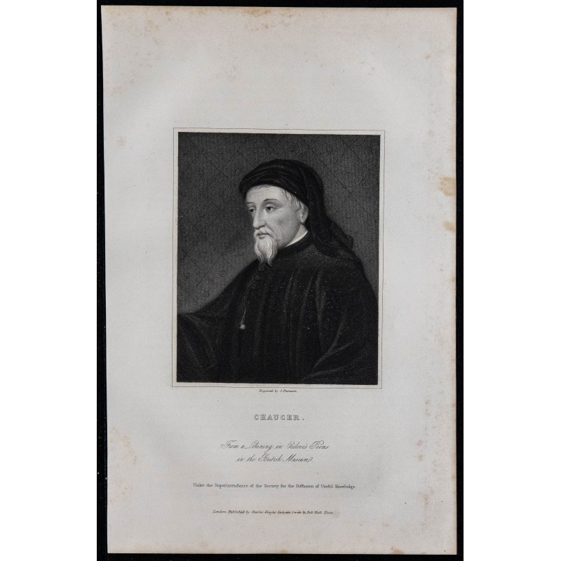 1834 - Portrait de Geoffrey Chaucer 