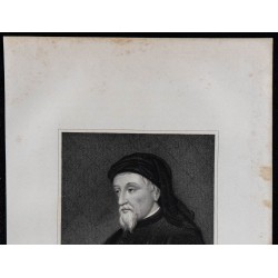 1834 - Portrait de Geoffrey Chaucer 