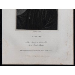 1834 - Portrait de Geoffrey Chaucer 
