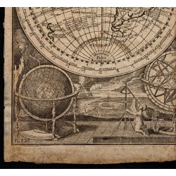 1748 - Mappemonde ancienne 