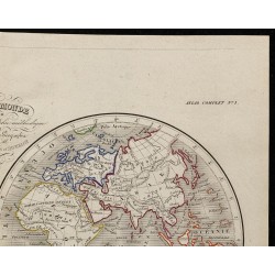 1868 - Carte du Monde 