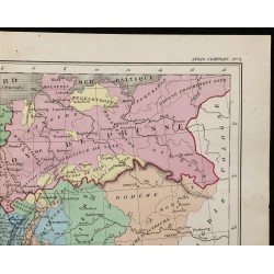 1869 - Carte de l'Europe centrale 