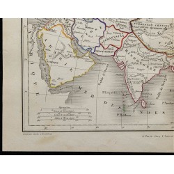1868 - Carte de l'Asie 