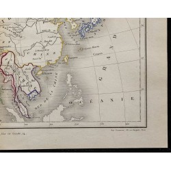 1868 - Carte de l'Asie 