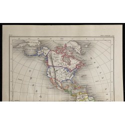 1868 - Carte de l'Amérique 