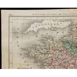 1869 - Carte de France & Suisse 