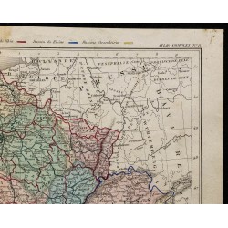 1869 - Carte de France & Suisse 