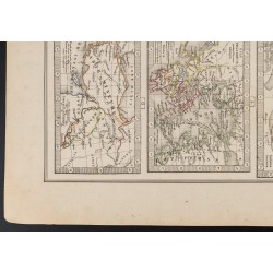 Gravure de 1840 - Carte histoire d'Alexandre le Grand - 4