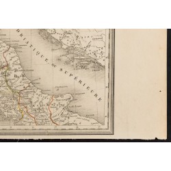 Gravure de 1840 - Carte de l'Italie ancienne (Nord) - 5