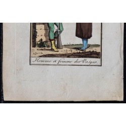 1815 - Homme et femme des Vosges 