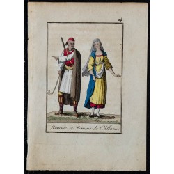 1815 - Costumes de l'Albanie 